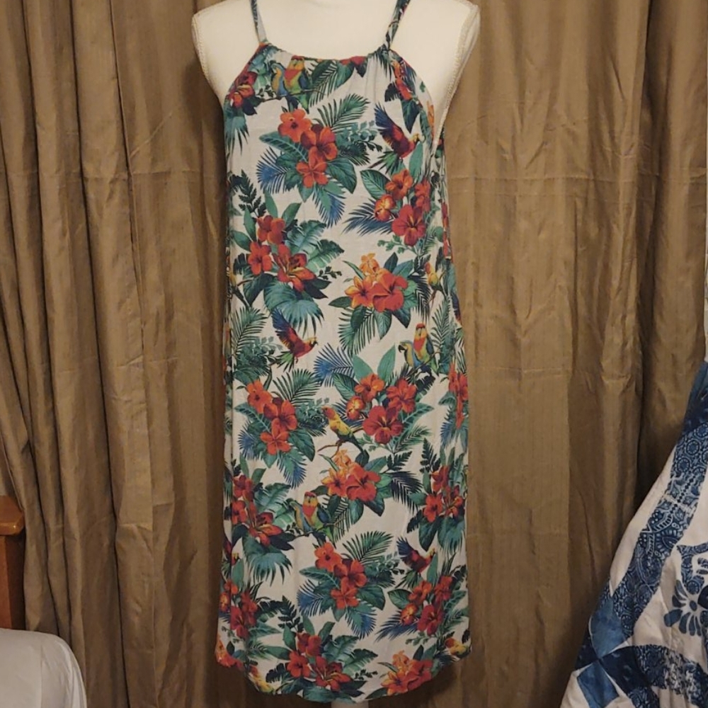 Gorgeous floral TB halter dress